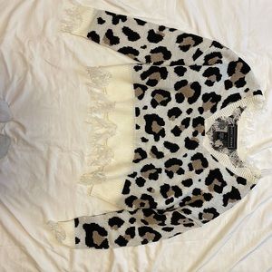 Cheetah Print sweater